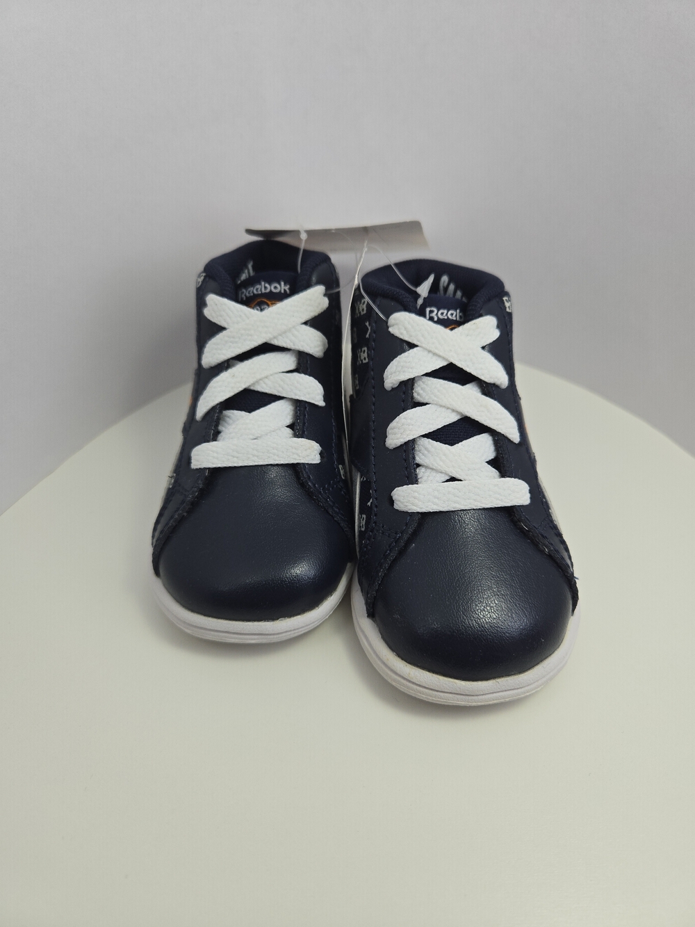 Reebok Baby Navy Sneakers with White Laces - Size 4 NWT Sample